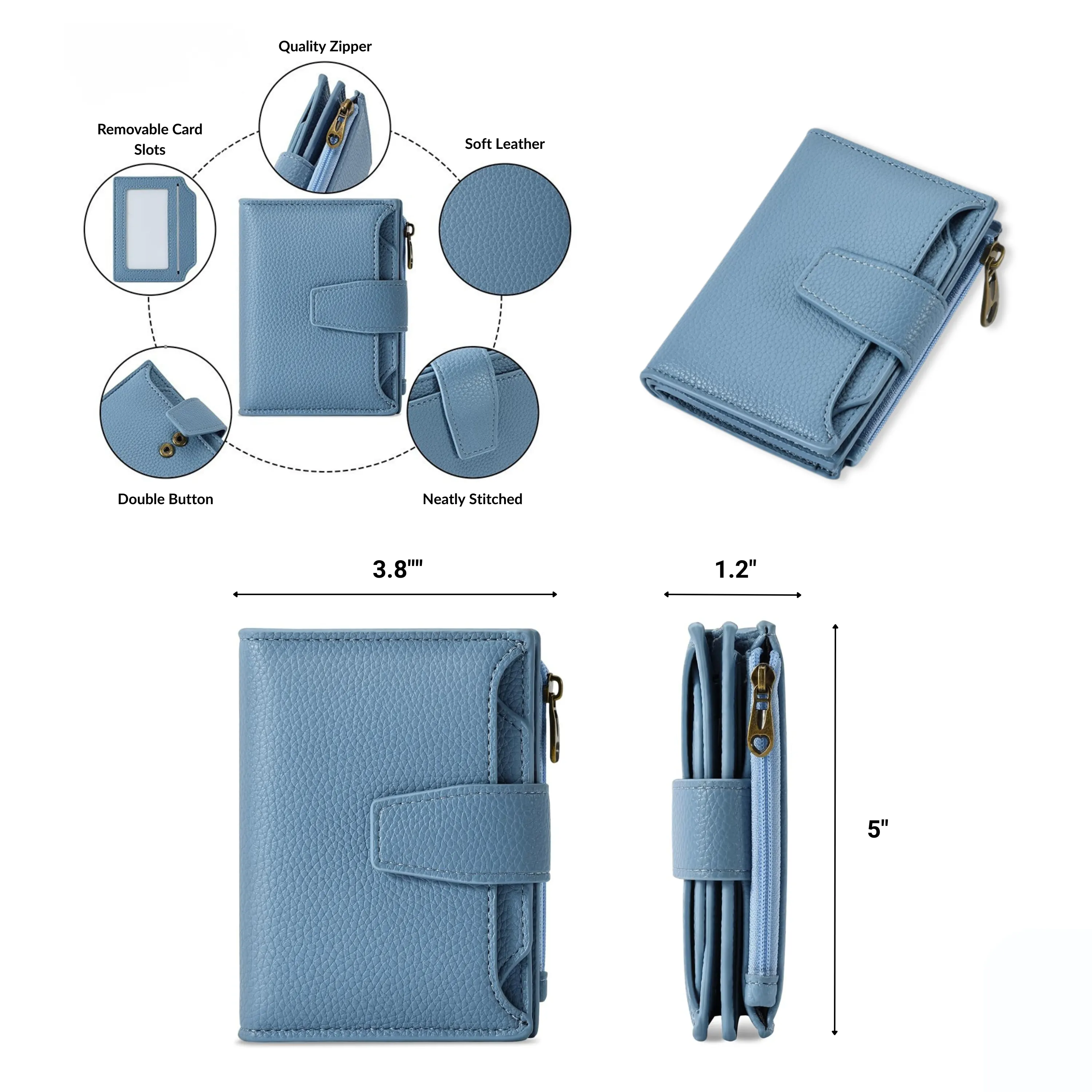 Lucia – Leather Wallet - Image 6